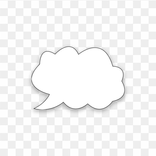 Speech Bubble icon hand drawn Free transparent PNG